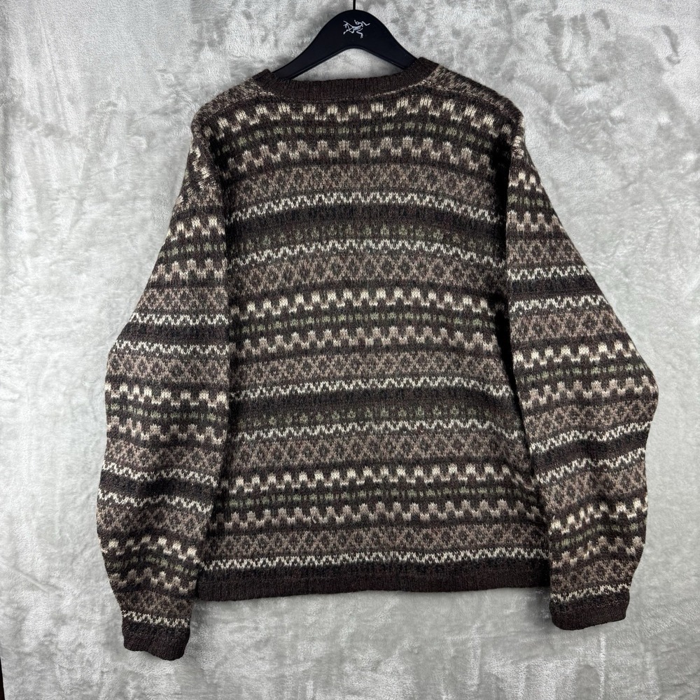 Vintage McGregor Mohair Pure Worsted Blend Sweater Grunge Fuzzy Men's XL 70s USA - Picture 3 of 14